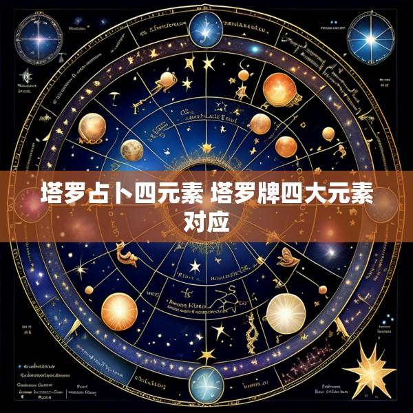 塔罗占卜四元素 塔罗牌四大元素对应