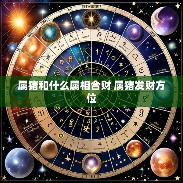 属猪和什么属相合财 属猪发财方位