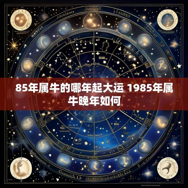 85年属牛的哪年起大运 1985年属牛晚年如何