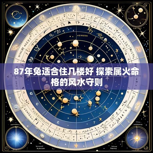 87年兔适合住几楼好 探索属火命格的风水守则