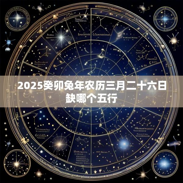 2025癸卯兔年农历三月二十六日缺哪个五行