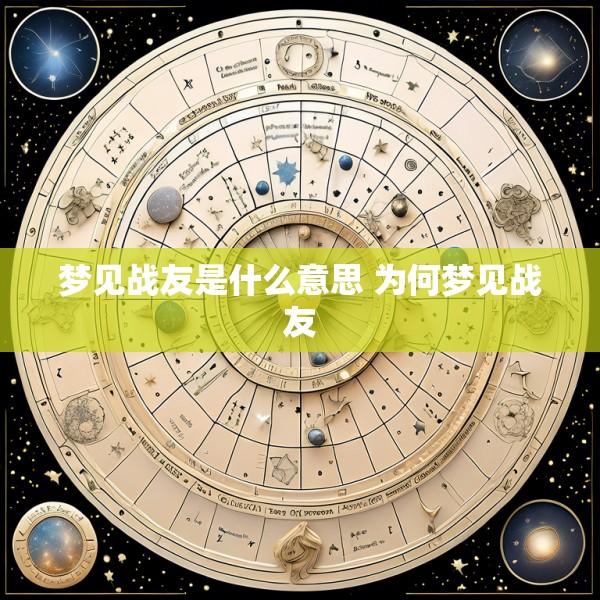 梦见战友是什么意思 为何梦见战友