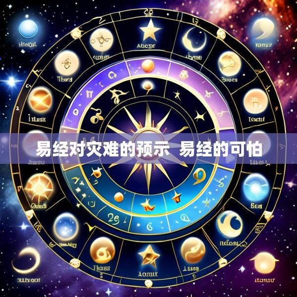 易经对灾难的预示  易经的可怕