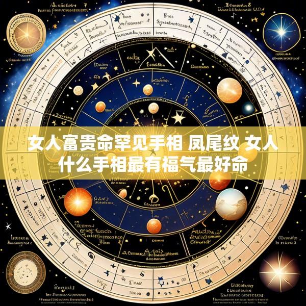 女人富贵命罕见手相 凤尾纹 女人什么手相最有福气最好命