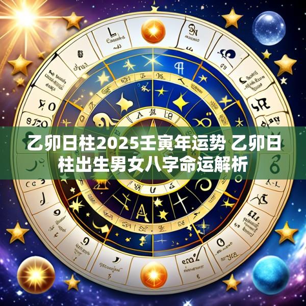 乙卯日柱2025壬寅年运势 乙卯日柱出生男女八字命运解析