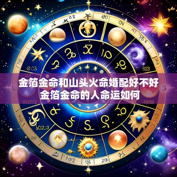 金箔金命和山头火命婚配好不好 金箔金命的人命运如何