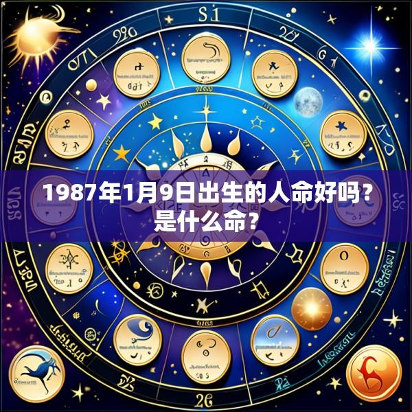 1987年1月9日出生的人命好吗？是什么命？