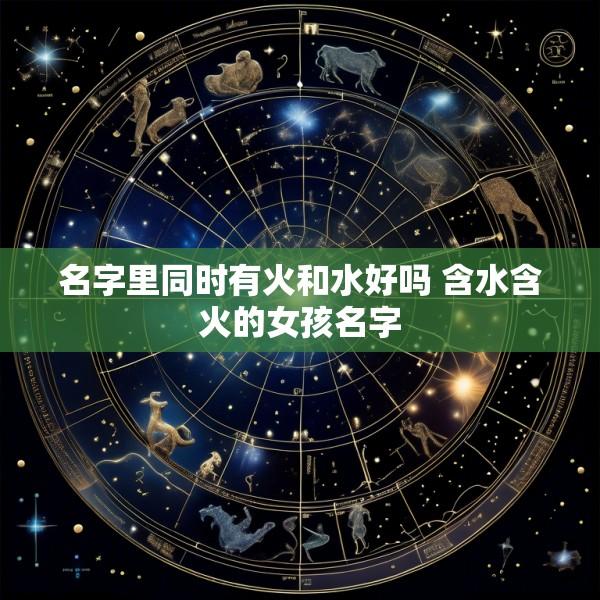 名字里同时有火和水好吗 含水含火的女孩名字
