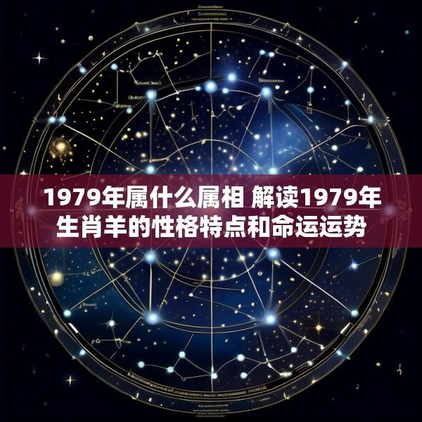 1979年属什么属相 解读1979年生肖羊的性格特点和命运运势