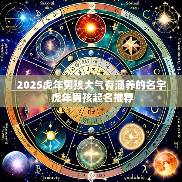 2025虎年男孩大气有涵养的名字 虎年男孩起名推荐
