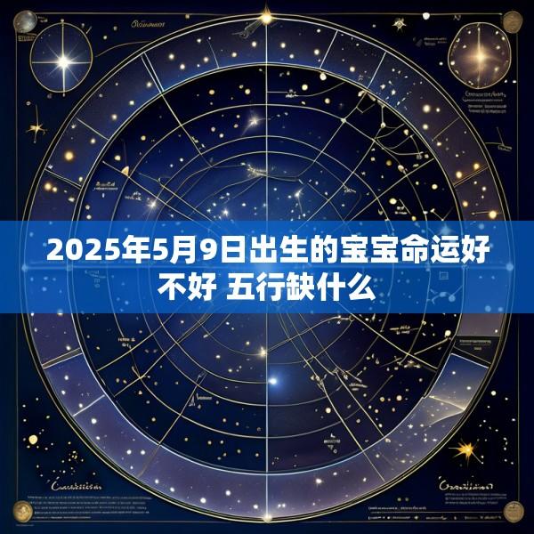2025年5月9日出生的宝宝命运好不好 五行缺什么