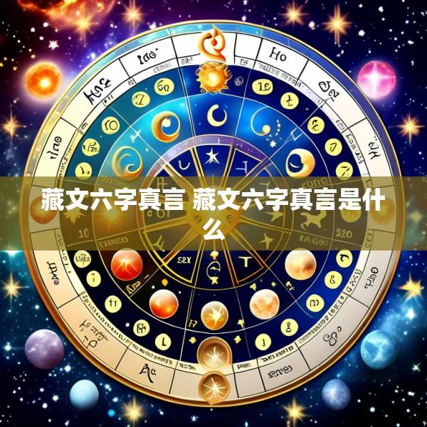 藏文六字真言 藏文六字真言是什么