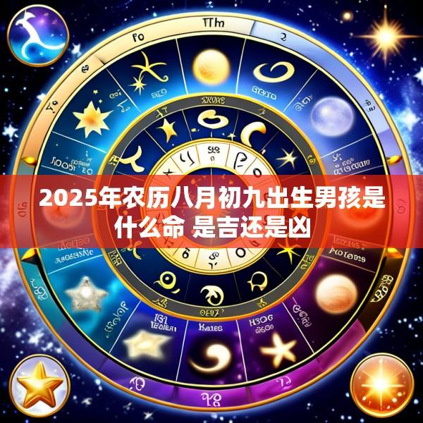2025年农历八月初九出生男孩是什么命 是吉还是凶