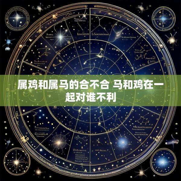 属鸡和属马的合不合 马和鸡在一起对谁不利