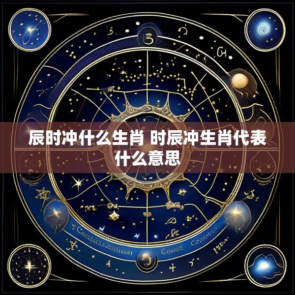 辰时冲什么生肖 时辰冲生肖代表什么意思