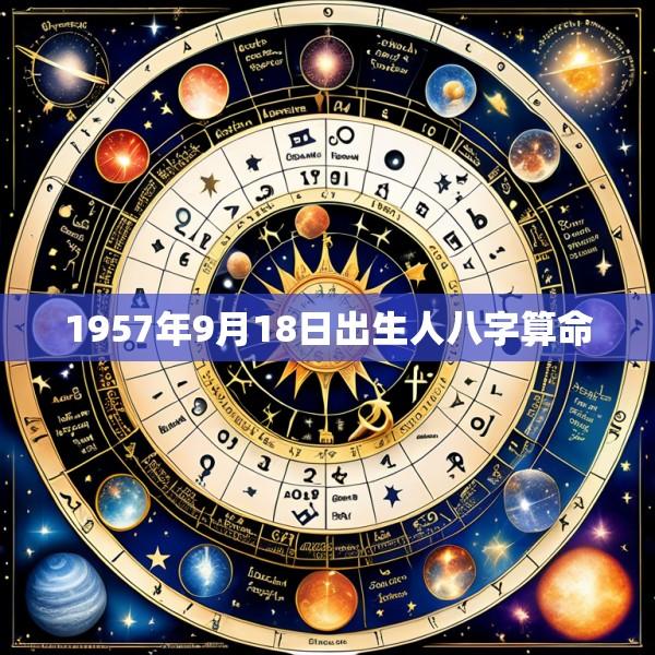 1957年9月18日出生人八字算命