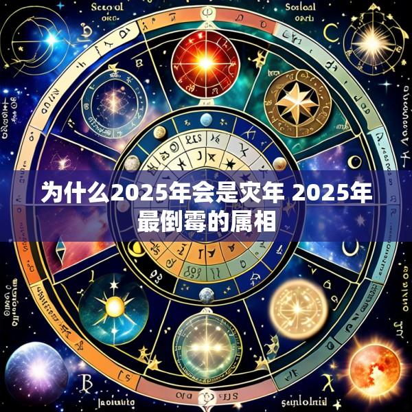 为什么2025年会是灾年 2025年最倒霉的属相