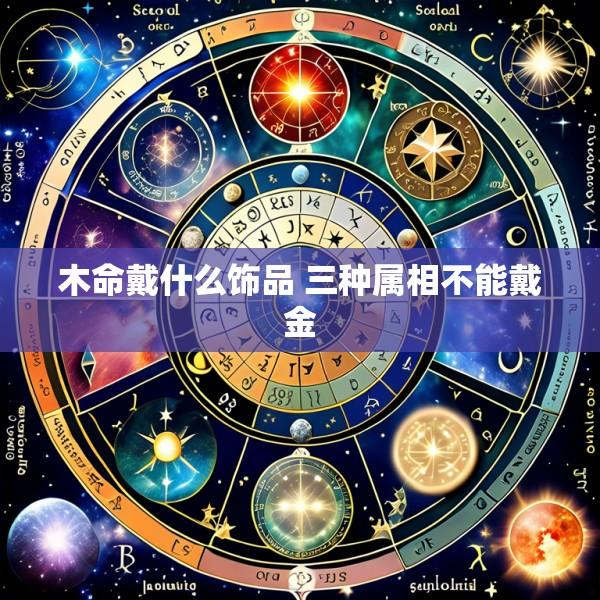 木命戴什么饰品 三种属相不能戴金