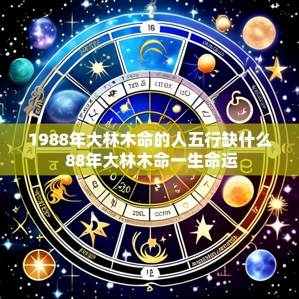 1988年大林木命的人五行缺什么 88年大林木命一生命运