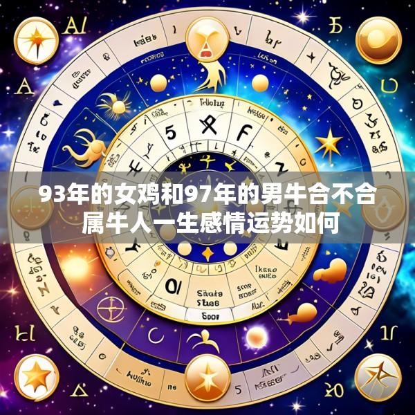 93年的女鸡和97年的男牛合不合 属牛人一生感情运势如何