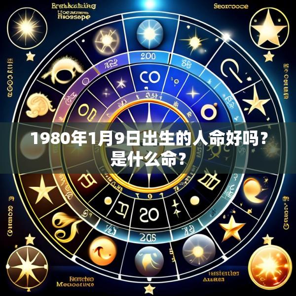 1980年1月9日出生的人命好吗？是什么命？