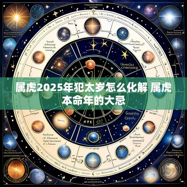 属虎2025年犯太岁怎么化解 属虎本命年的大忌