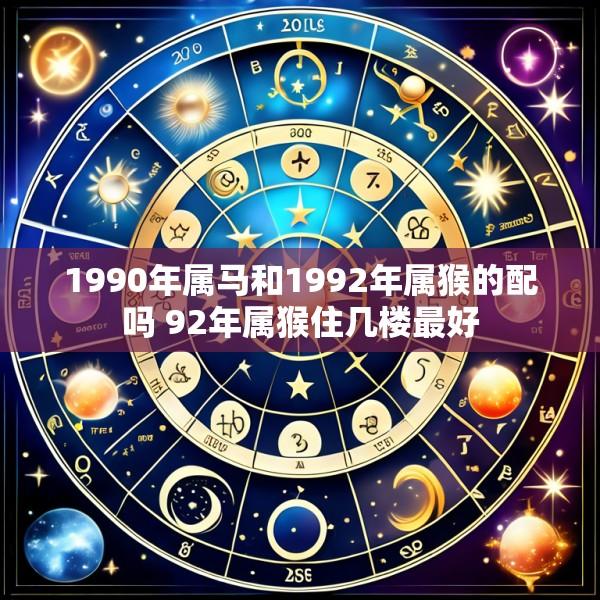 1990年属马和1992年属猴的配吗 92年属猴住几楼最好
