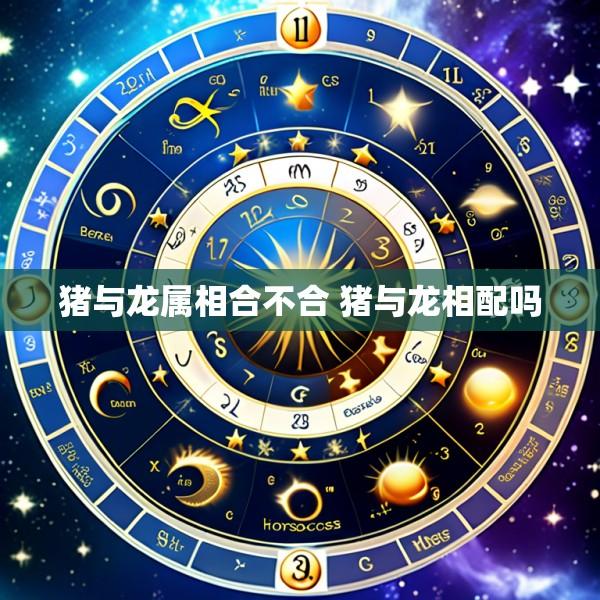 猪与龙属相合不合 猪与龙相配吗