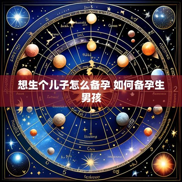 想生个儿子怎么备孕 如何备孕生男孩