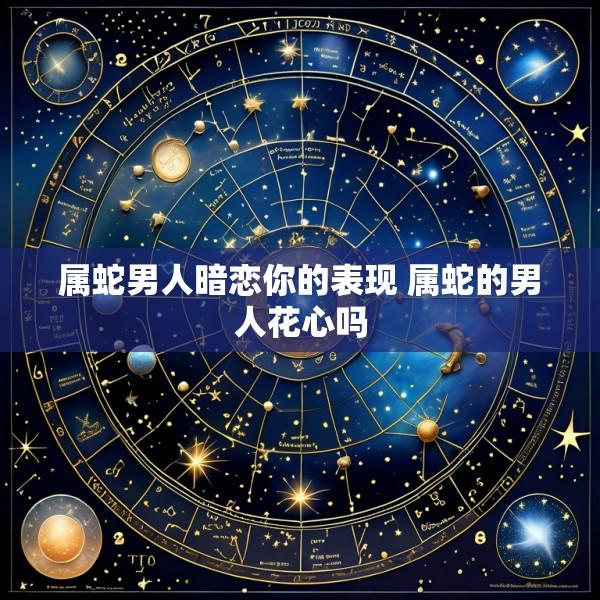 属蛇男人暗恋你的表现 属蛇的男人花心吗