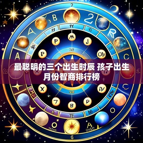 最聪明的三个出生时辰 孩子出生月份智商排行榜