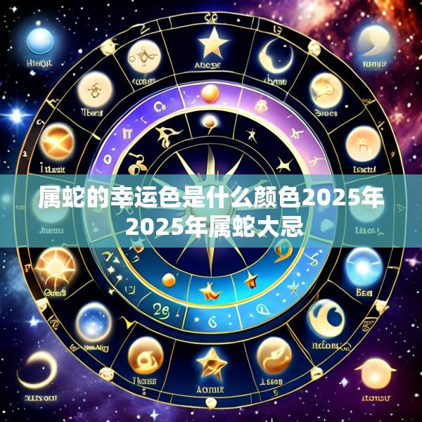 属蛇的幸运色是什么颜色2025年 2025年属蛇大忌