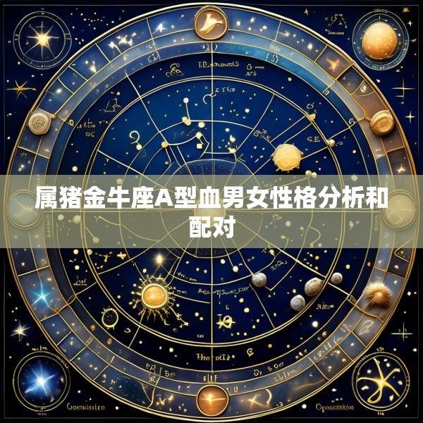 属猪金牛座A型血男女性格分析和配对