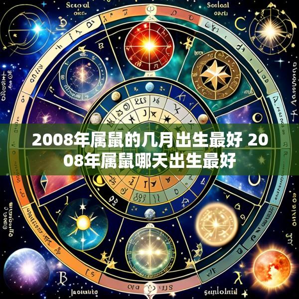 2008年属鼠的几月出生最好 2008年属鼠哪天出生最好