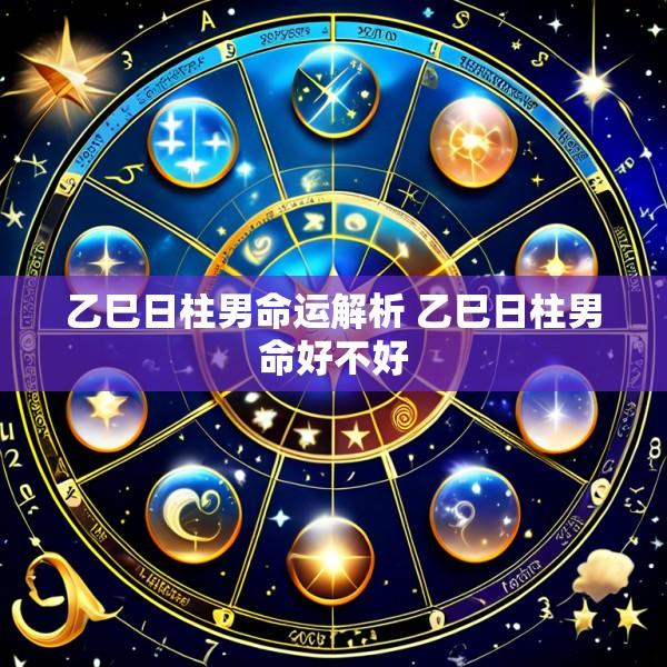 乙巳日柱男命运解析 乙巳日柱男命好不好