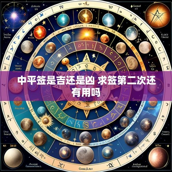 中平签是吉还是凶 求签第二次还有用吗