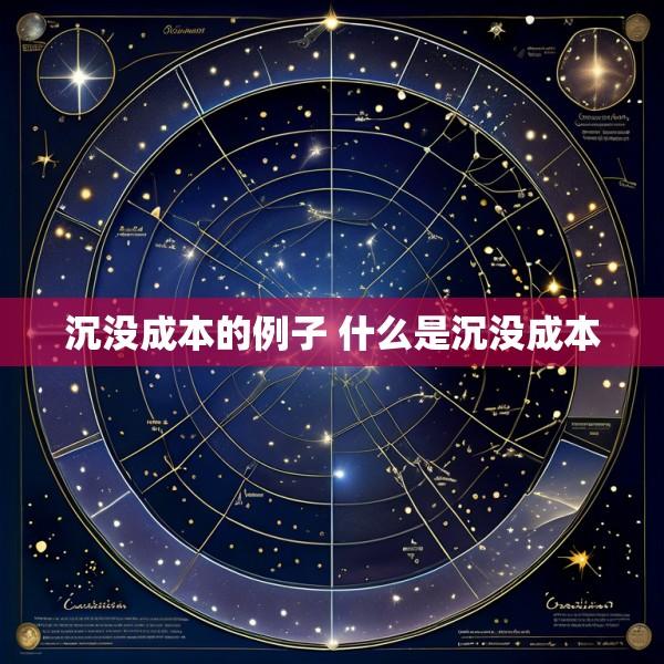 沉没成本的例子 什么是沉没成本
