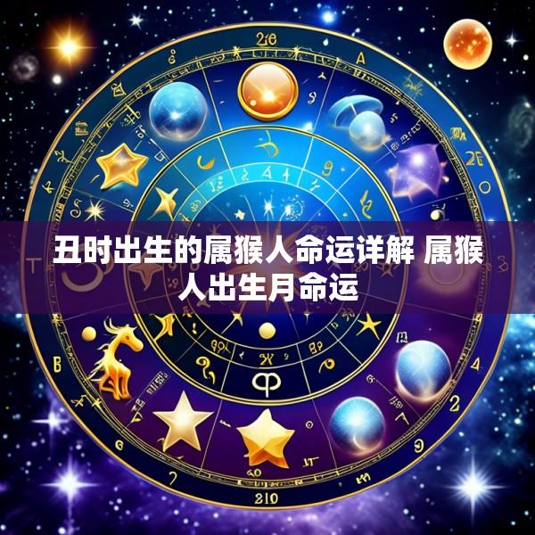 丑时出生的属猴人命运详解 属猴人出生月命运