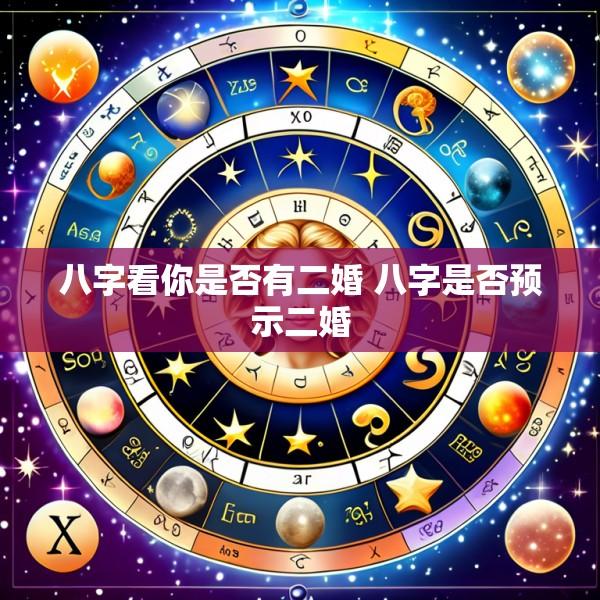 八字看你是否有二婚 八字是否预示二婚