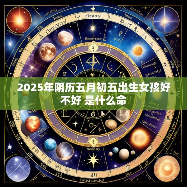 2025年阴历五月初五出生女孩好不好 是什么命
