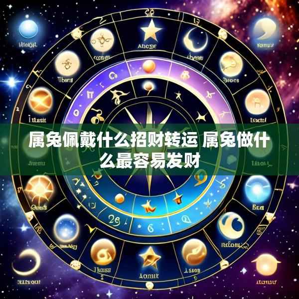 属兔佩戴什么招财转运 属兔做什么最容易发财