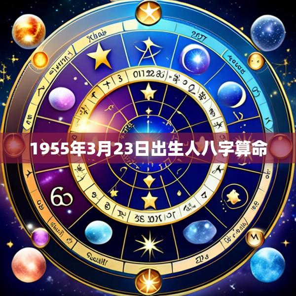 1955年3月23日出生人八字算命