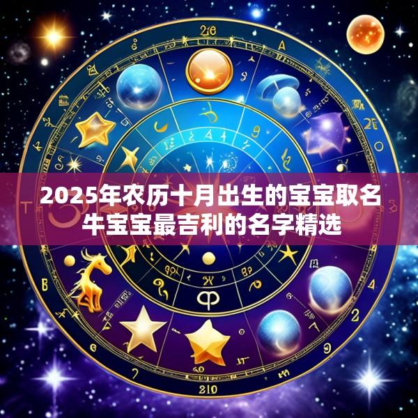 2025年农历十月出生的宝宝取名 牛宝宝最吉利的名字精选