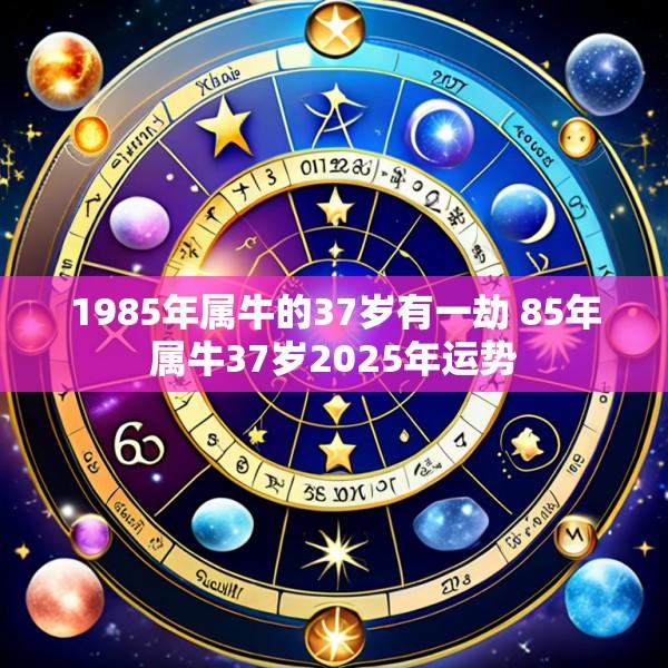 1985年属牛的37岁有一劫 85年属牛37岁2025年运势