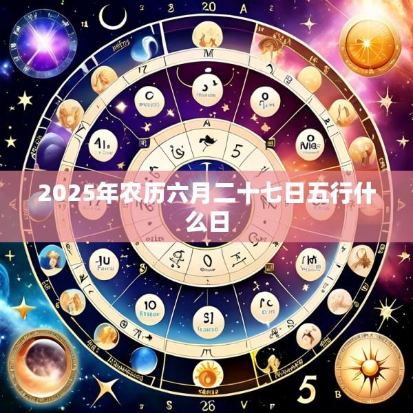 2025年农历六月二十七日五行什么日
