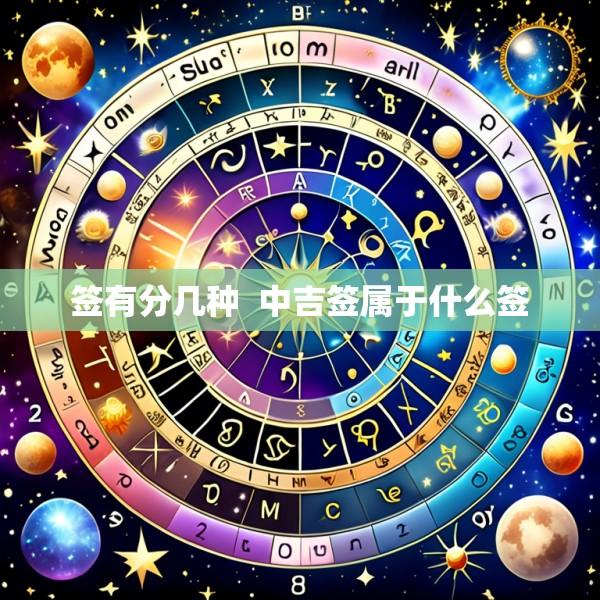 签有分几种  中吉签属于什么签