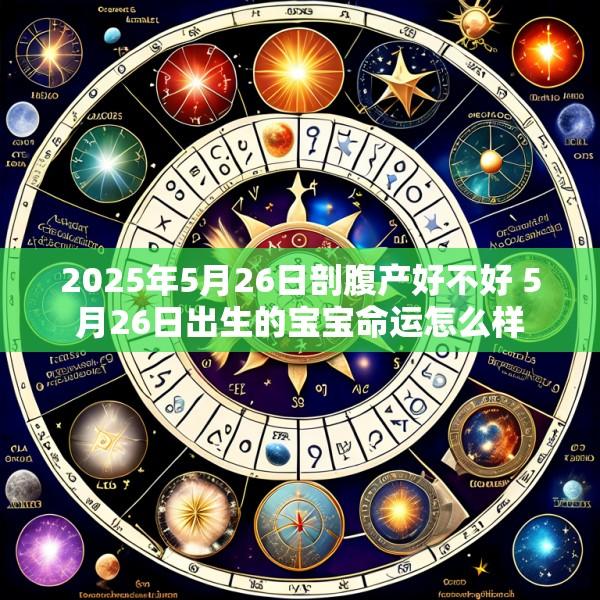 2025年5月26日剖腹产好不好 5月26日出生的宝宝命运怎么样