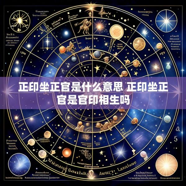 正印坐正官是什么意思 正印坐正官是官印相生吗