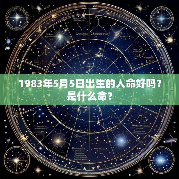 1983年5月5日出生的人命好吗？是什么命？