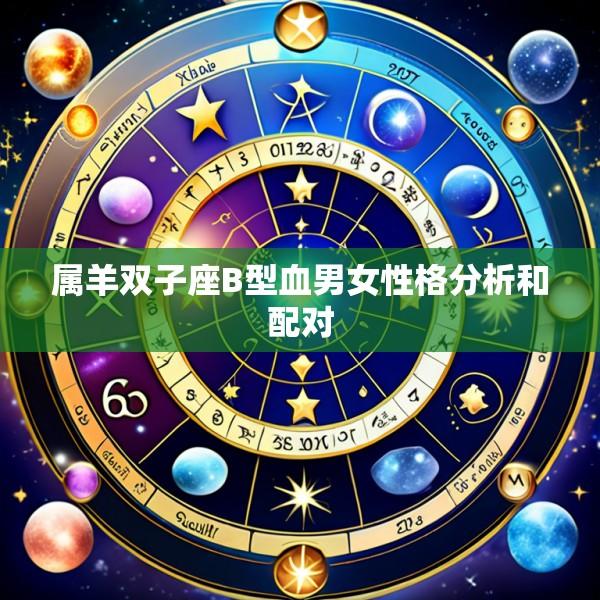 属羊双子座B型血男女性格分析和配对